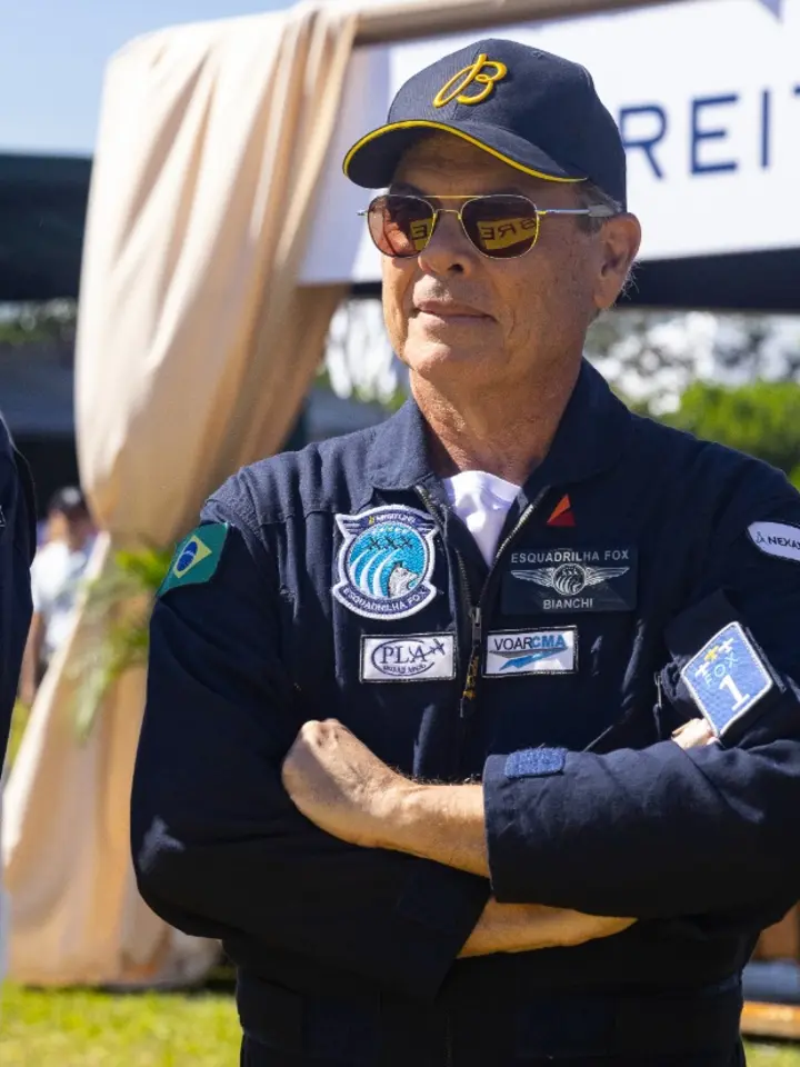 Piloto Luiz Alberto Pereira Bianchi, da Esquadrilha Fox